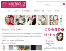 Tablet Screenshot of craftaholicsanonymous.net